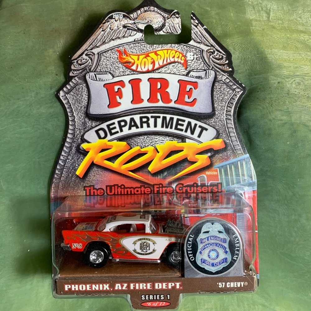 Hot Wheels Fire Dept. Hot Rod Cars - Picture 2 of 7